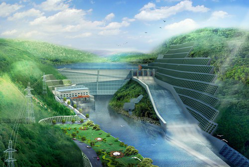 谷城老挝南塔河1号水电站项目